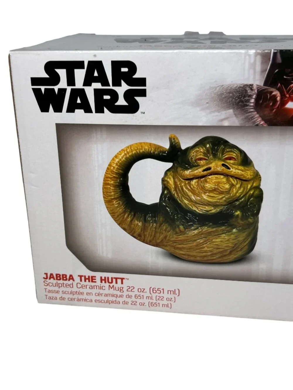 NEW Star Wars Jabba The Hutt 22 Oz Sculpted Ceramic Mug By Disney New in Box